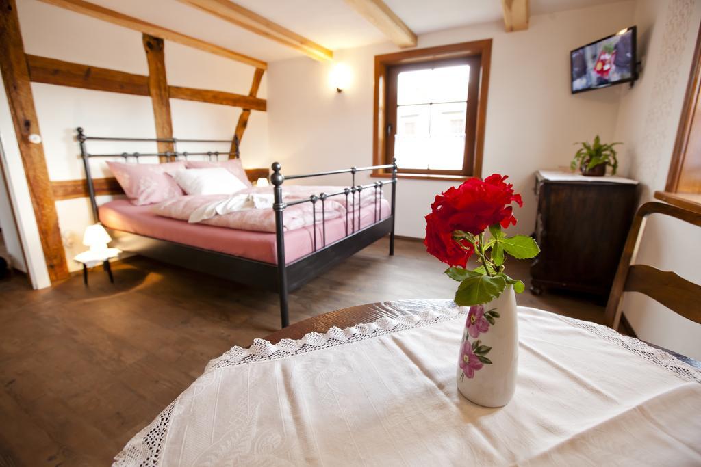 Pension Alte Schmiede Zabeltitz Pokoj fotografie
